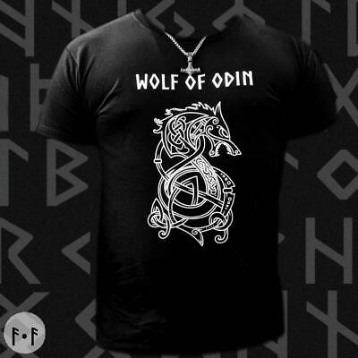 Fenrir Lobo De Odin nórdica VIKING T-shirt masculina feminina Kids
