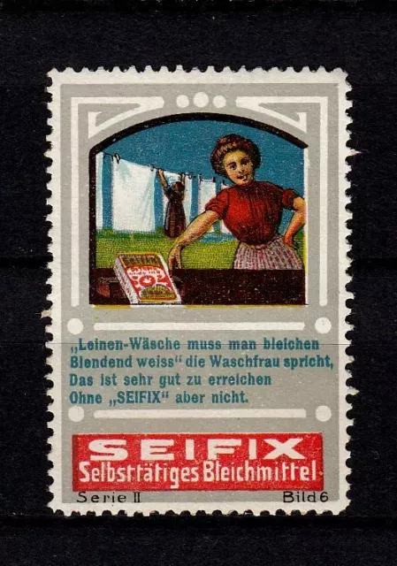 409806/ Reklamemarke – Seifix – Selbsttätiges Bleichmittel – Serie II – Bild 6