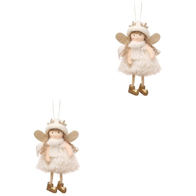 Hanging Piece 2x Weihnachten Baubles Engel Figur Weihnachten Engel Ornamente