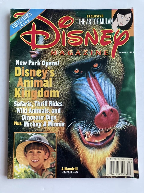 DISNEY MAGAZINE SUMMER 1998 Animal Kingdom Collector's Edition £2.32 ...