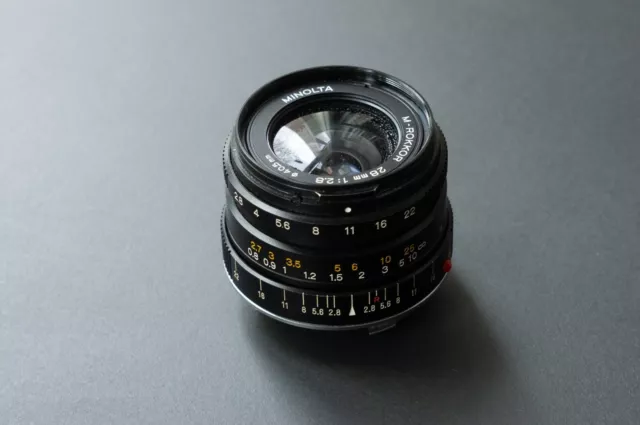 Minolta M-Rokkor 2,8/28 28 mm F2,8 montaje M / Minolta / Leica (Leica M6-M11) 3