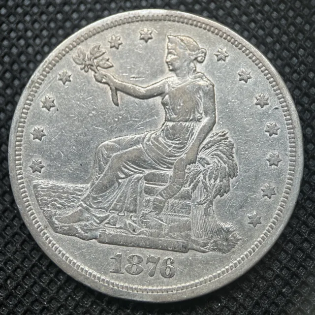 1876 P dólar de plata Liberty 900 sentado de EE. UU.