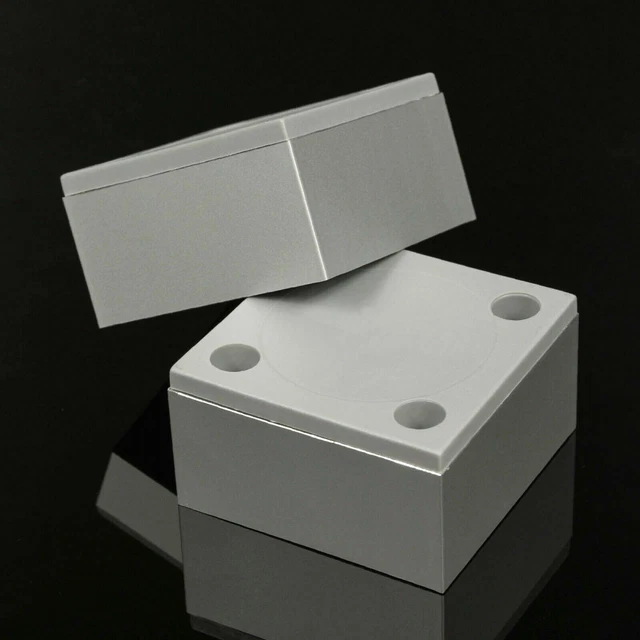 Aluminium Möbelfüße 65x65 Mm, Höhe 25 Mm – Sockelfüße Für Schränke, Sofas & Möbel