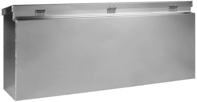 Scatola laterale scatola accessori rimorchio cavallo alluminio liscio B 1580xH480xT220 n. 561600 3