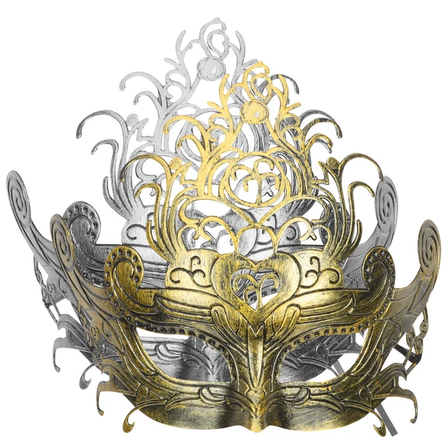 2 piezas Disfraz de juego de rol para decoraciones de Mardi Gras completo