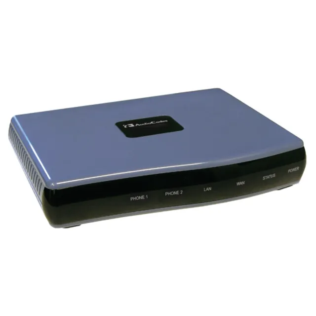 AudioCodes MP-202R GGWV00630 2 FXS Port VoIP Adapter SIP MGCP ATA NEW