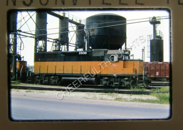 Original '73 Kodachrome Slide MILW Milwaukee Road 1506 GP35 Bensenville    32W35