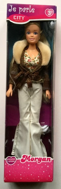 RARE BÉBÉ VINT.MATTEL/BÉBÉ MAGIQUE/1987/clig. yx/tour.tête/rit/parle/occ. B. état EUR 100,00 - FR