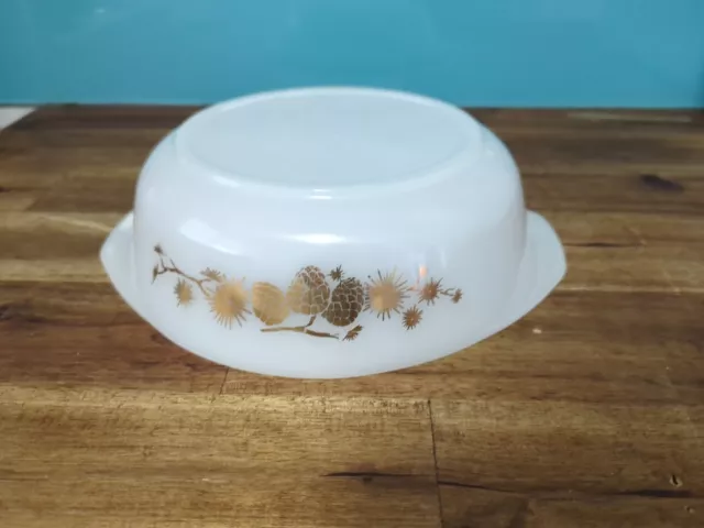 Golden Acorn Pyrex Agee Casserole Dish