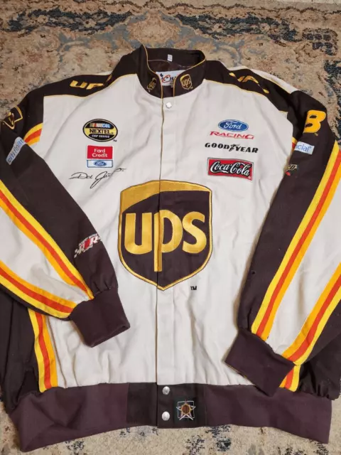 NASCAR Chase Authentics Dale Jarrett UPS Racing Jacket Sz 6XL JH Designs