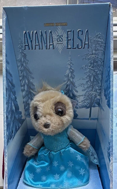 MEERKAT MOVIES AYANA as Elsa Frozen Plush Soft Toy Boxed w/ Certificate ...
