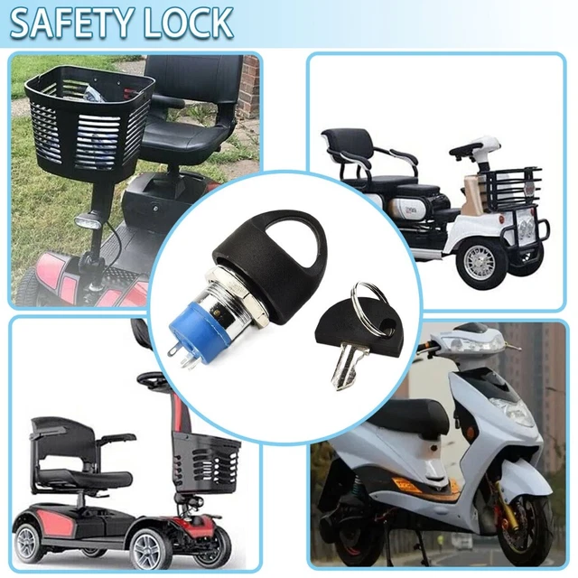MOBILITY SCOOTER SPARE Start On/off Ignition Switch 2Keys For Pride