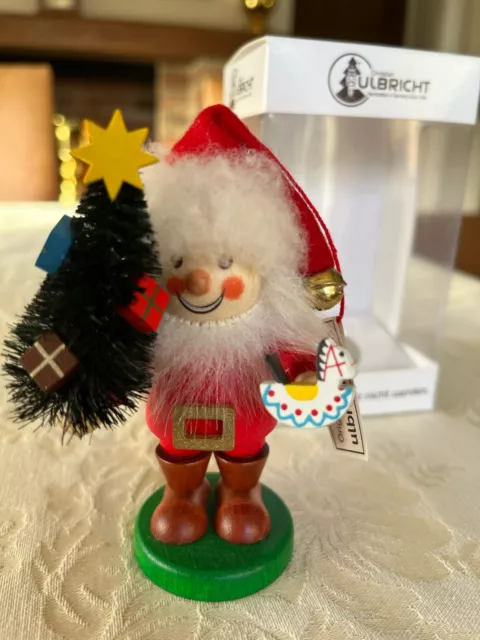 Christian Ulbricht Erzgebirge Christmas decoration - Santa With Tree BNIB.