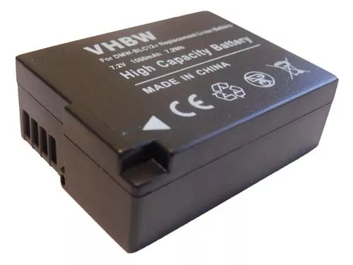 Batterie pour Panasonic Lumix DMC-G70X DMC-G7HK DMC-G70W DMC-G80 1000mAh