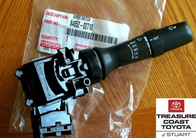GENUINE OEM TOYOTA 84652-02710 Windshield Wiper Switch $133.54 - PicClick