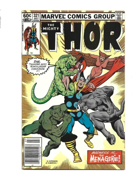 The  Mighty Thor #321 Marvel Madness is the Menagerie!