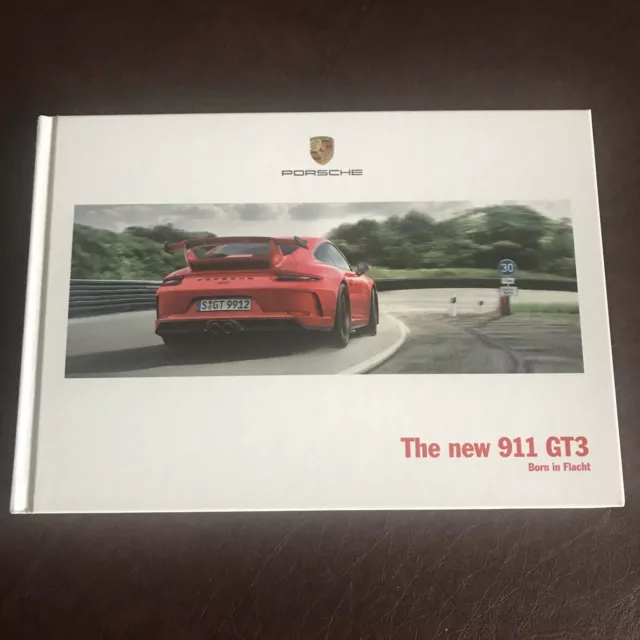 2017 2018 Porsche 991 Gt3 Hardback Brochure Usa Edition New 121 Pages