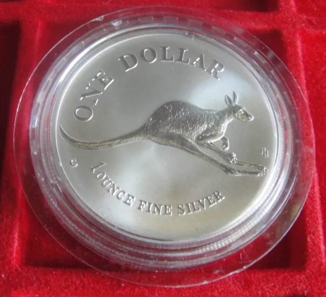 Silbermünze Australien Känguru 1 Dollar 1994 1 Ounce 999 Silber