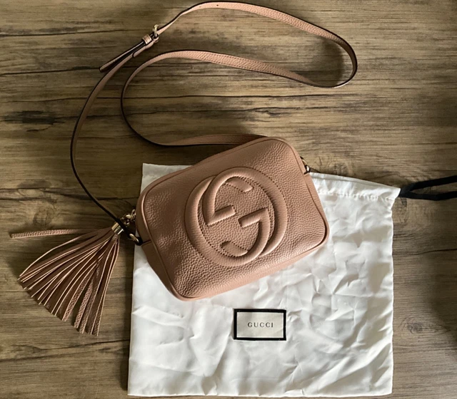 Tan gucci hotsell disco bag