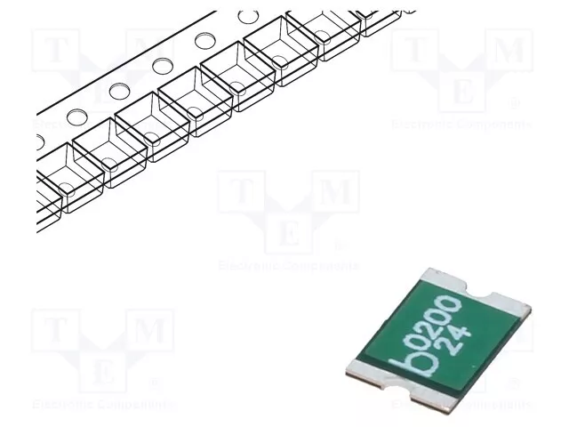 Sécurité: Ptc Polymère Imax: 100A Geh : 2920 2A 0ZCF 0ZCF0200AF2C Smd-Polymersi