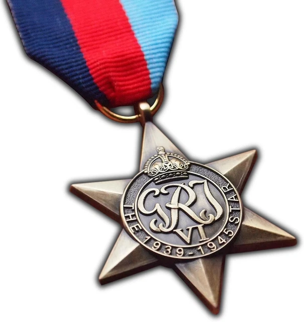 The 1939-1945 Star Medal Ww2 Highest British Military Award Army Navy Raf Copy.