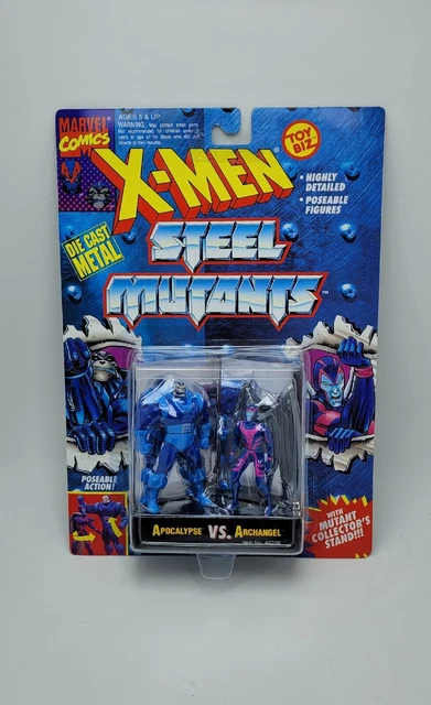 1994 Toy Biz X-MEN Steel Mutants APOCALYPSE VS ARCHANGEL NIB MOC