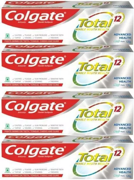 COLGATE Total Advance Health Zahnpasta (120 g, 4er-Pack)