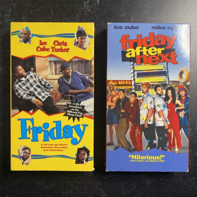 FRIDAY & FRIDAY After Next VHS, 1995 Ice Cube Chris Tucker “Hilarious