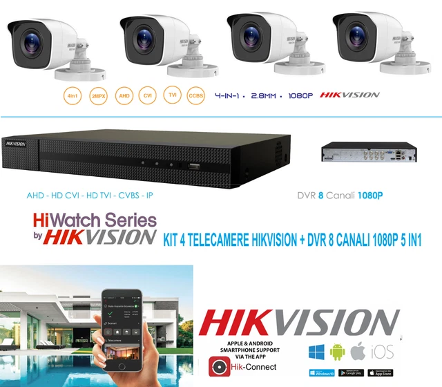 Kit Videosorveglianza Hikvision 8 Telecamere Hd Con Hard Disk 500gb - Foto 8