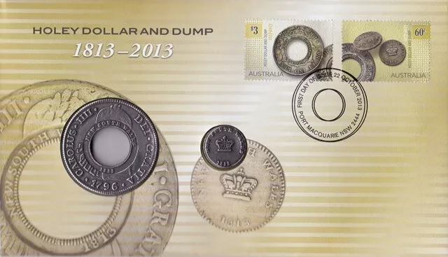 PNC Australia 2013 Holey Dollar and Dump Medallion Limited Edition 5000