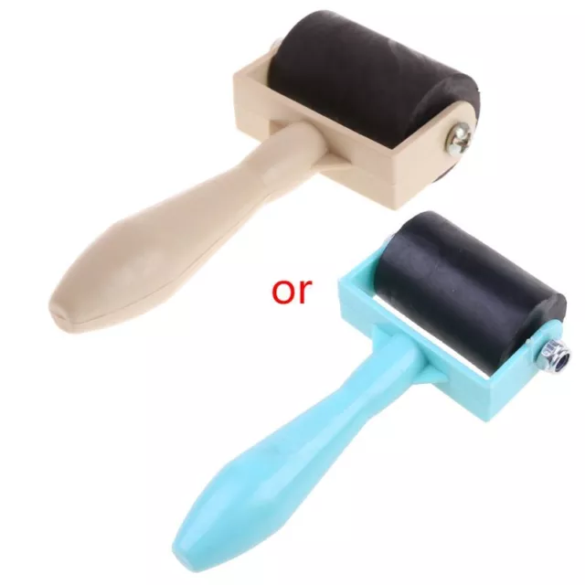 3.5cm Heavy Duty Hard Rubber Roller Printing Screen Plastic Frame Craft Tool