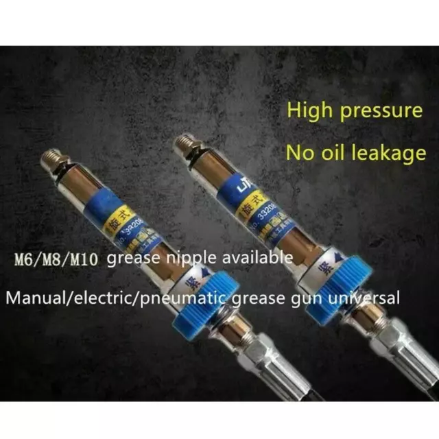 High Pressure Grease Coupler,Lube Pro Plus High Pressure M Grease-Gun U0N8
