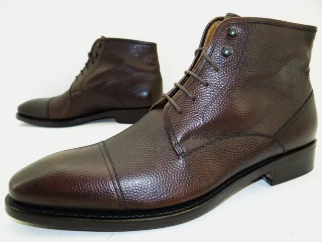 Prime Shoes Stiefelette Boots Stiefel Herren Schuhe Leder Gr.47 UK12 Braun