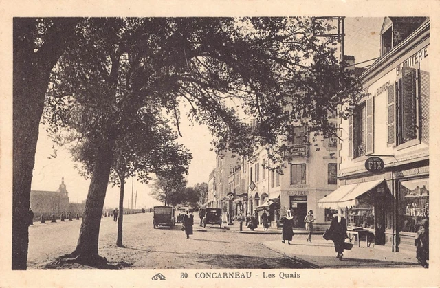 Carte Postale Ancienne Dept 29 Finistère - Concarneau les Quais