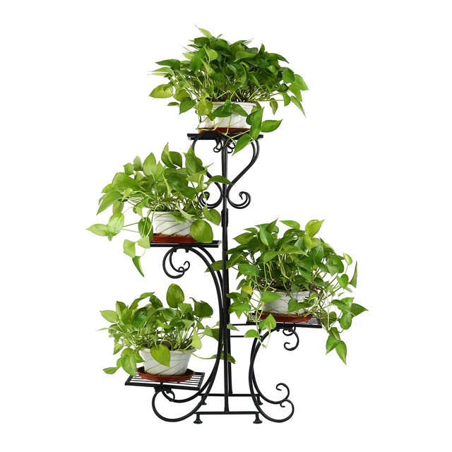 Fusto Per Fiori In Plastica, Diametro 41 Cm, Altezza 25-44 Cm. 4 Colori Disponibili. Ciotola Per Piante, Vaso, Anfora. Per Interni Ed Esterni. - Foto 4