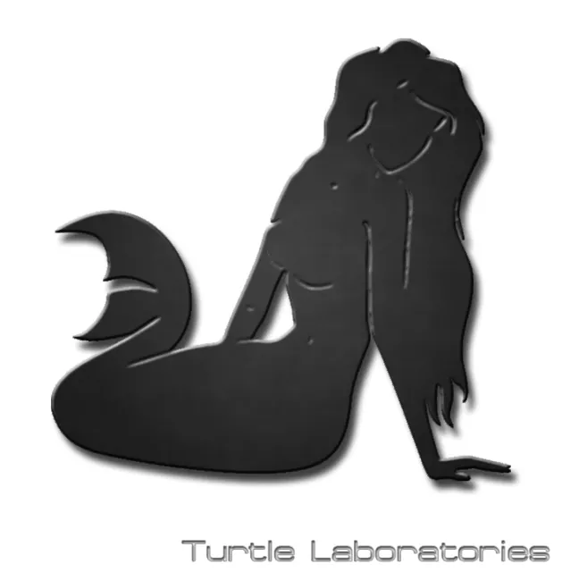 Sexy Mermaid Plasma Cut Metal Wall Art Hanging Home Decor