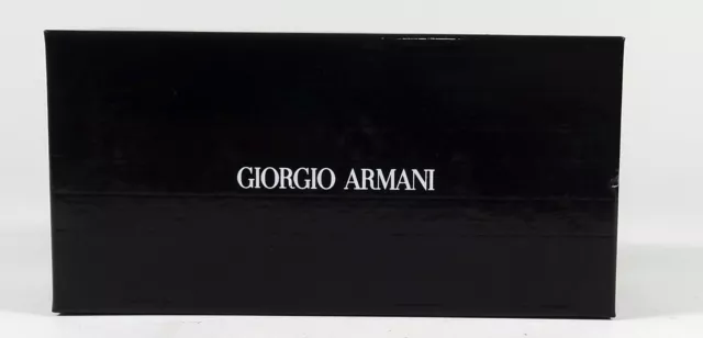 Giorgio Armani Glossy Black Rectangular Sunglasses Box Case Outer Box Only