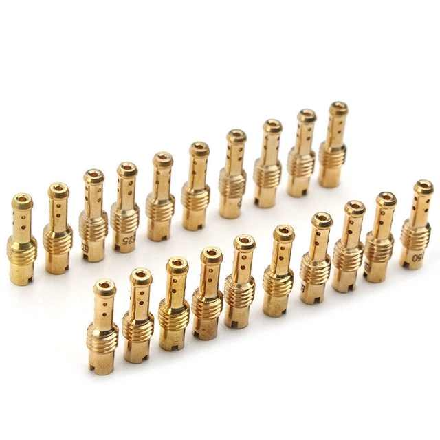 20 Pcs For MIKUNI VM TM TMX Carburetor 12.5-60 Parts Pilot Jet 8 Bleed Holes Kit