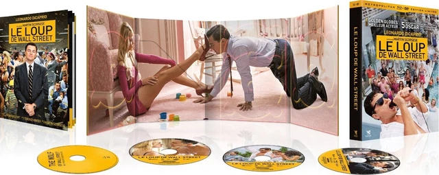 Le Loup de Wall Street Coffret Édition Collector Digipack BR + DVD + CD + Livre