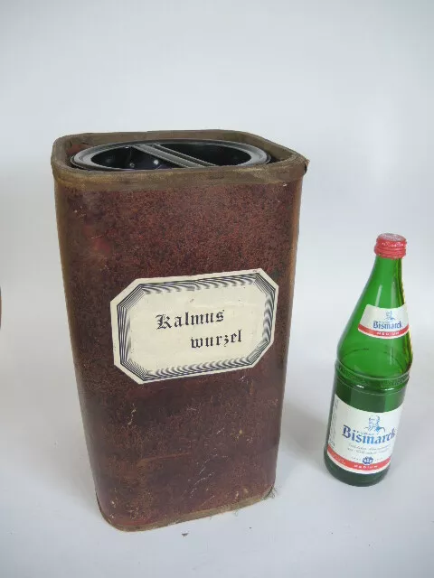 Apothekerdose Pappe Bakelit Aufbewahrung um 1900