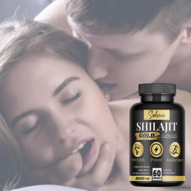Shilajit Pur 10000 Mg - 60 Gélules, Acide Fulvique - Soutien Immunitaire & Anti-âge - Végan