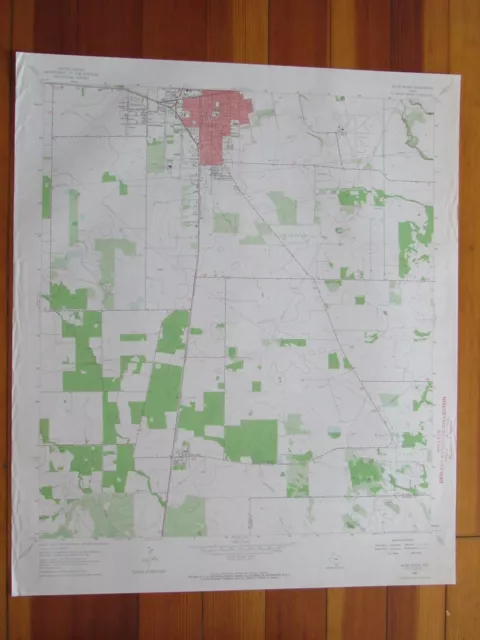 Alice South Texas 1964 Original Vintage USGS Topo Map