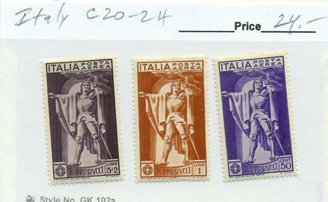 ITALY #C20-2, Mint Hinged, Scott $24.00