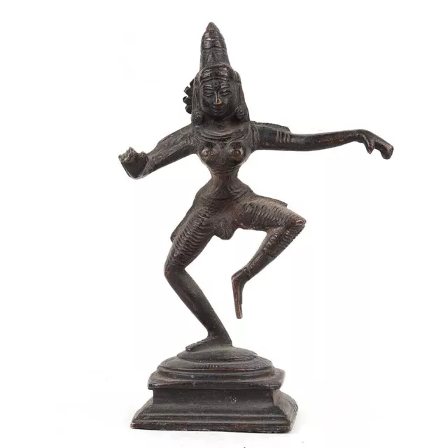 Hecho a Mano Latón Lord Shiva Estatua En Bailando Pose Estatuilla De Para Hogar