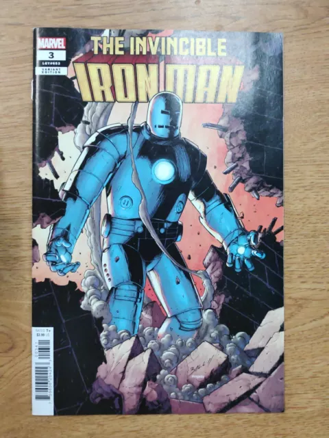 Invincible Iron Man #3 Mark Bagley 1:25 Variant (2023) Marvel Comics