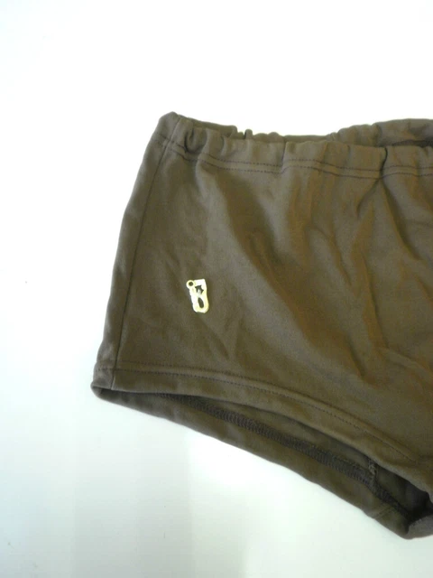 Oluba Bagno DDR Costume Intero Badeslip 80 Gr.6/M Maschile 70s Vero Vintage