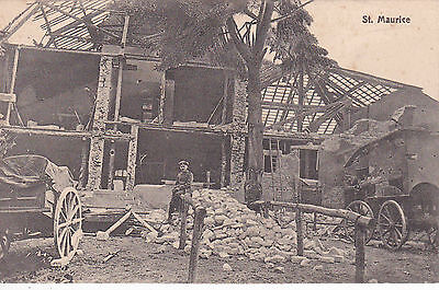 SAINT-MAURICE maison en ruines attelage