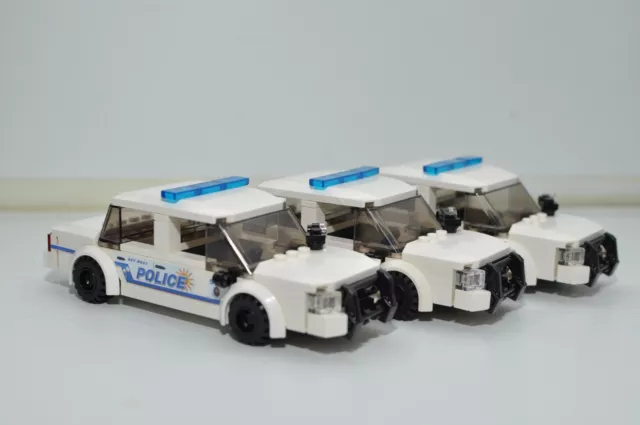 Custom Police Interceptor Utility Miami Dade White Compatible with LEGO®  Bricks