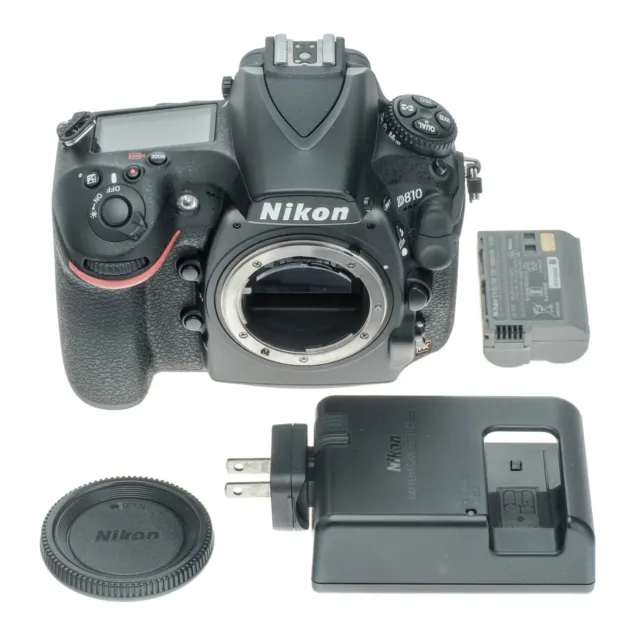 Nikon D810 36.3MP Digital SLR FX Full Frame Camera Body Black 1542