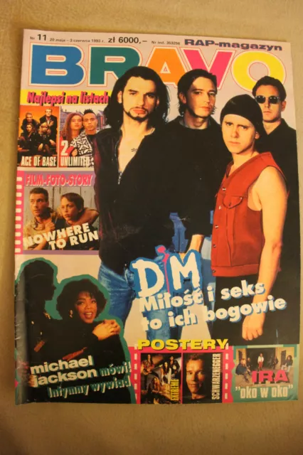Bravo 11/1993 Depeche Mode ,Ace Of Base,Duran Duran,Michael Jackson,Van Halen